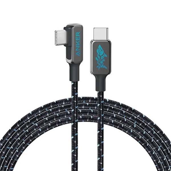 Anker A9544 x League of Legends JINX Edition USB-C to Lightning Cable Braided L-Shaped Limited Edition