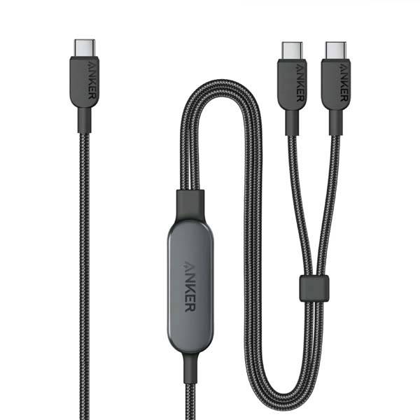 Anker 2-in-1 USB-C to USB-C 140W Fast Charging Braided Cable (4ft)