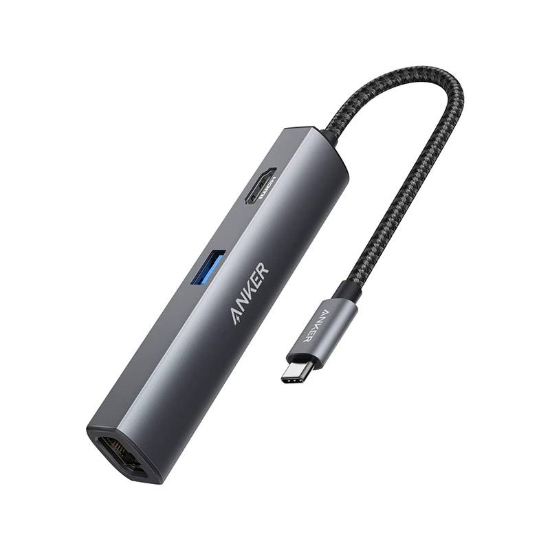 Anker PowerExpand+ 5-in-1 USB-C Ethernet Hub Anker PowerExpand+ 5-in-1 USB-C Ethernet Hub