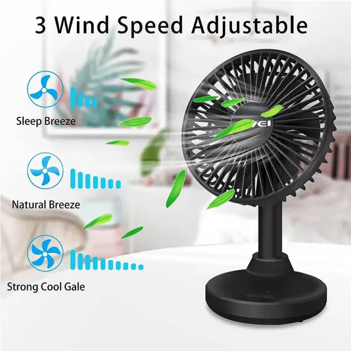 Awei F29 Mini Your Personal Portable Desk Fan (Rechargeable & Oscillating)