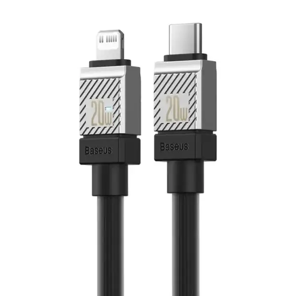 BASEUS CoolPlay Series 20W Type-C to Lightning Doublly-Wrapped Premium Quality Fast Charging Cable -1M BASEUS CoolPlay Series 20W Type-C to Lightning Doublly-Wrapped Premium Quality Fast Charging Cable -1M