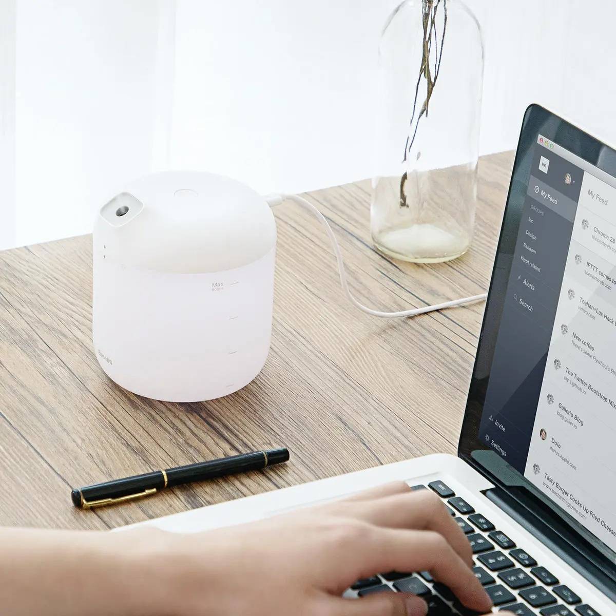 BASEUS Elephant 600ML Large Capacity Humidifier with Night Light Function BASEUS Elephant 600ML Large Capacity Humidifier with Night Light Function