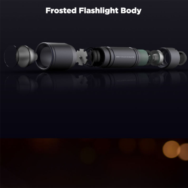 BEEBEST 130m Lightweight AAA EDC Flashlight Waterproof SOS Portable Mini Torch BEEBEST 130m Lightweight AAA EDC Flashlight Waterproof SOS Portable Mini Torch