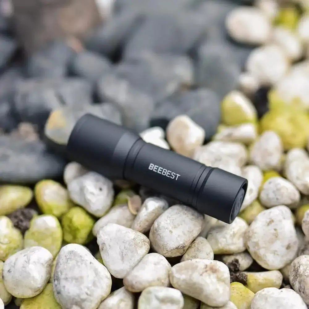 BEEBEST 130m Lightweight AAA EDC Flashlight Waterproof SOS Portable Mini Torch BEEBEST 130m Lightweight AAA EDC Flashlight Waterproof SOS Portable Mini Torch