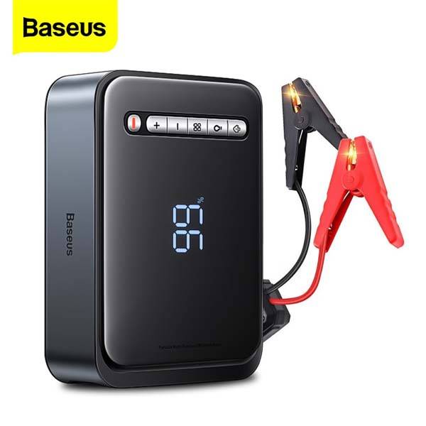 Baseus 2-In-1 Car Jump Starter with Power Bank and Air Compressor Inflator Pump (1000A)