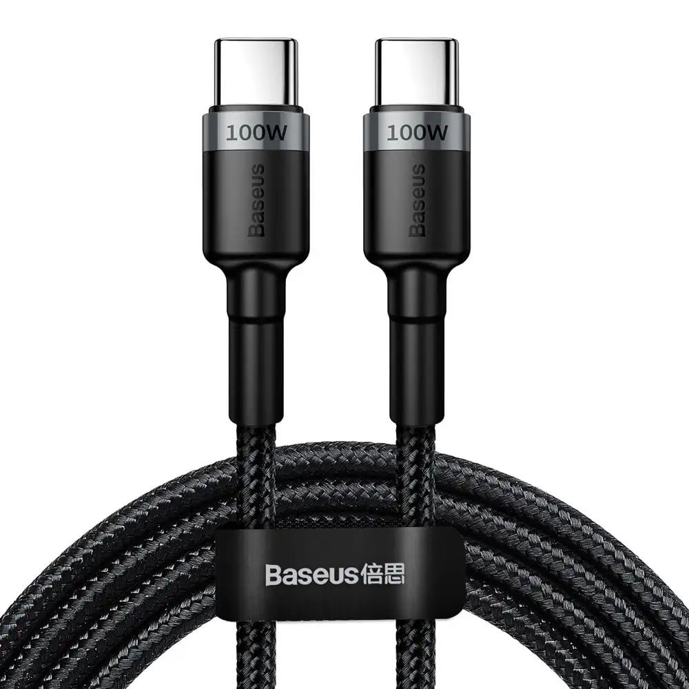 Baseus Cafule 2M 100W Type-C to Type-C PD 2.0 Flash Charging Cable Baseus Cafule 2M 100W Type-C to Type-C PD 2.0 Flash Charging Cable