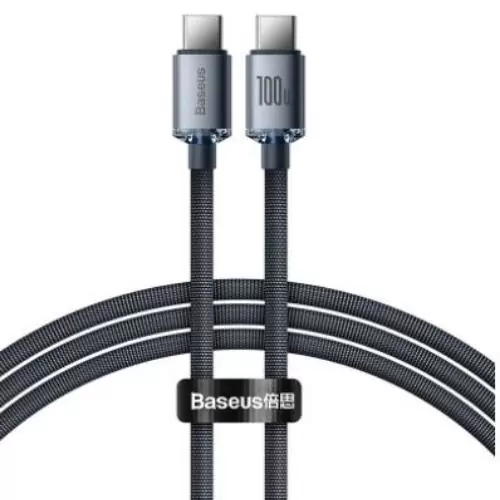 Baseus Crystal Shine Series 100W Fast Charging Cable Type-C to Type-C 1.2m Baseus Crystal Shine Series 100W Fast Charging Cable Type-C to Type-C 1.2m
