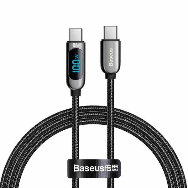 Baseus CATSK-B01 Display Fast Charging Cable USB-C to USB-C 100W Power Delivery 1m Baseus CATSK-B01 Display Fast Charging Cable USB-C to USB-C 100W Power Delivery 1m