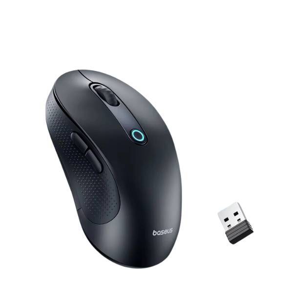 Baseus BS-F02 Dual Mode Wireless Bluetooth Mouse 5.2 & 2.4G Connectivity