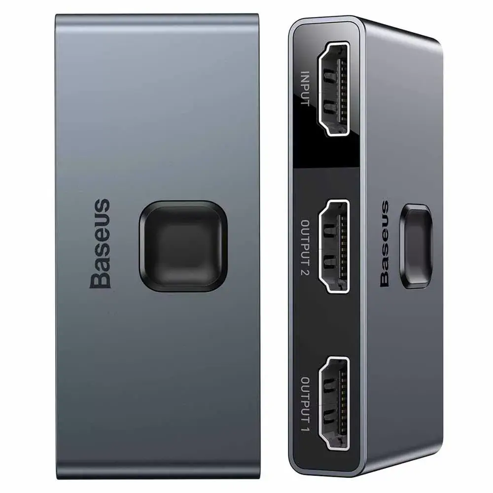 Baseus Matrix HDMI Switcher 4k 2 in 1 or 1 in 2 Baseus Matrix HDMI Switcher 4k 2 in 1 or 1 in 2