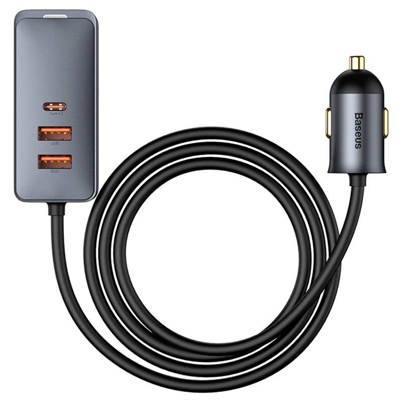 Baseus Share Together PPS Multi-port Fast Car Charger with Extension Cord Baseus Share Together PPS Multi-port Fast Car Charger with Extension Cord