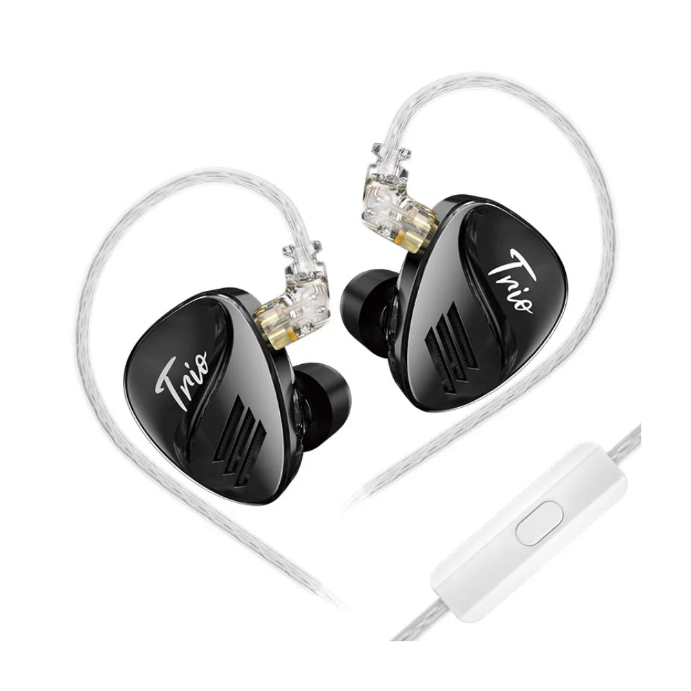 CCA Trio Triple 8mm Dynamic Driver In-Ear Monitor (IEM) CCA Trio Triple 8mm Dynamic Driver In-Ear Monitor (IEM)