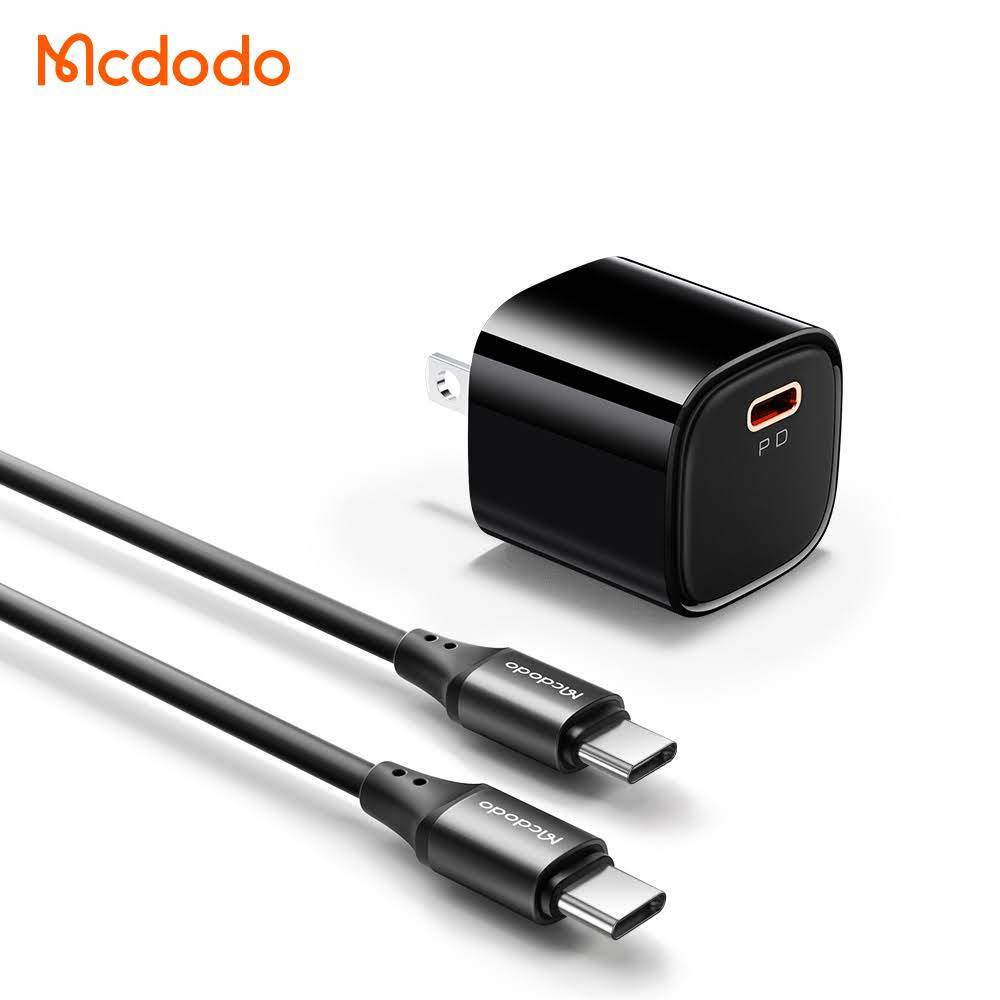  McDodo CH-4008 20W PD Fast Charging USB-C to USB-C Cable Combo