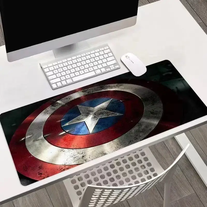 Captain America Shield Mousepad Elevate Your Gaming Experience with a Legendary Emblem
