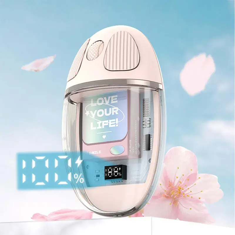 Coteci Magic Crystal Mouse Transparent Texture Dual-mode Mouse Coteci Magic Crystal Mouse Transparent Texture Dual-mode Mouse
