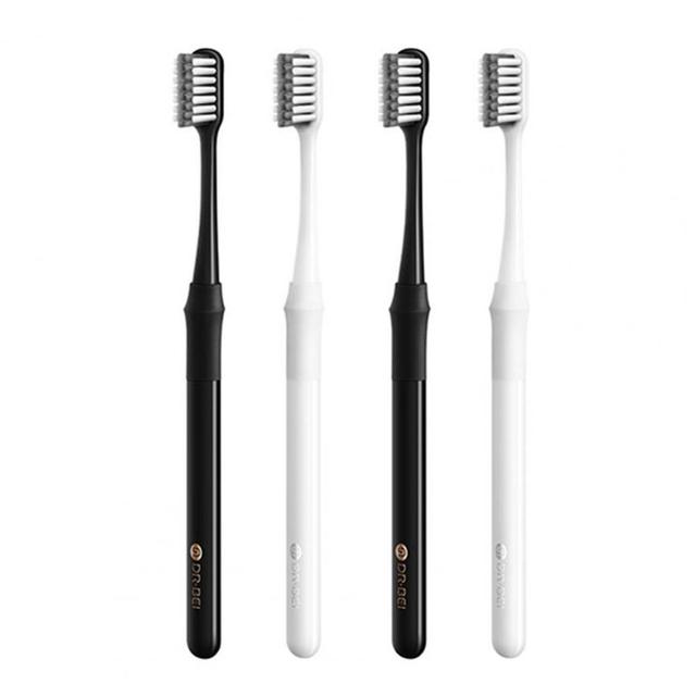 DR BEI 4Pcs Small Head Bamboo Joint Bass Toothbrush DR BEI 4Pcs Small Head Bamboo Joint Bass Toothbrush