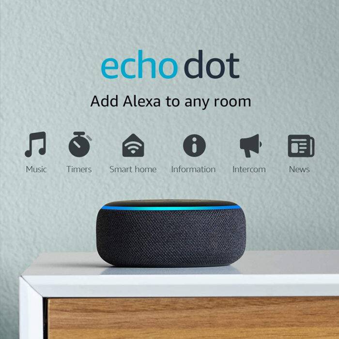 Amazon Echo Dot (3rd Gen) – Smart Speaker with Alexa Amazon Echo Dot (3rd Gen) – Smart Speaker with Alexa