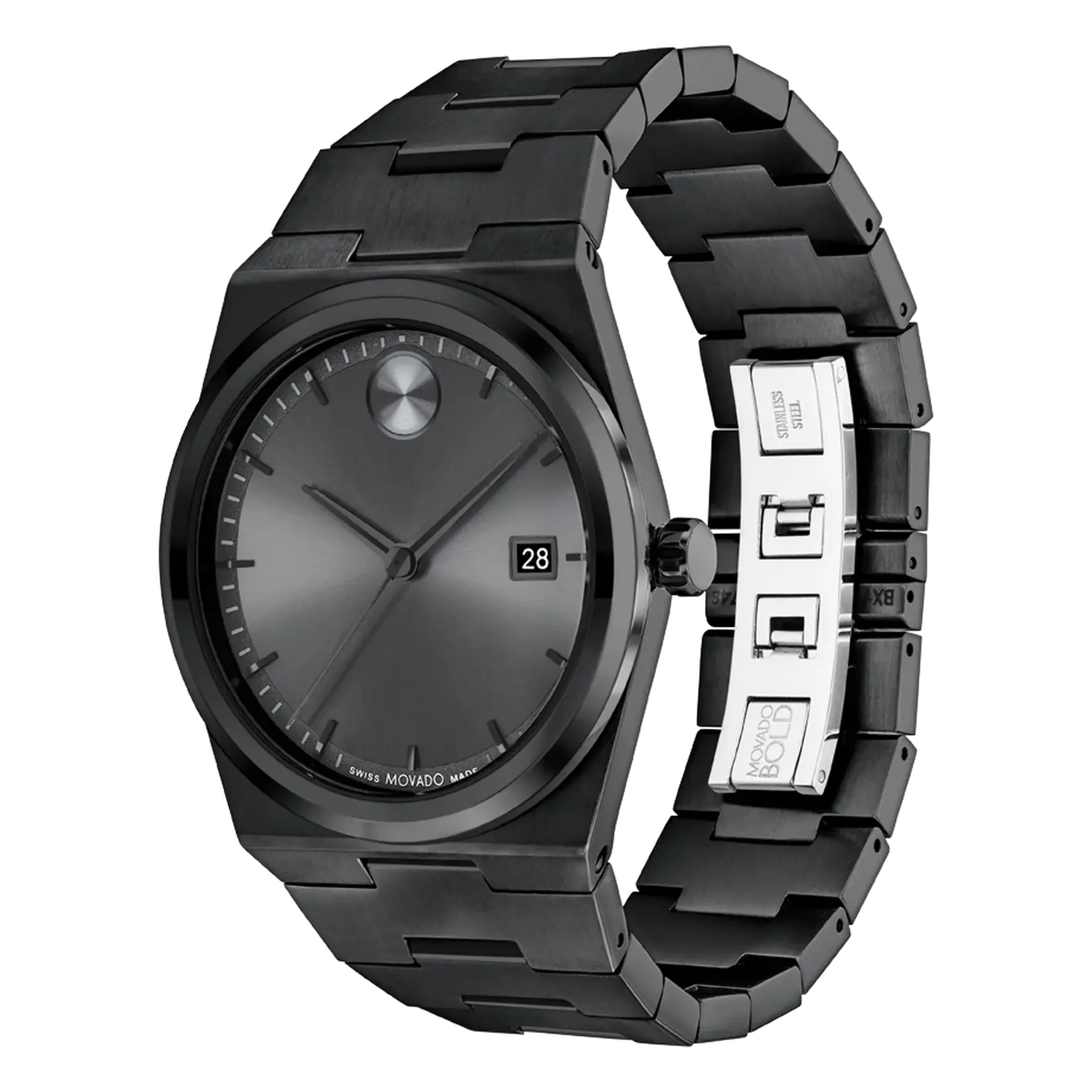 Movado Black Dial Swiss Made Men's Watch - 3601224