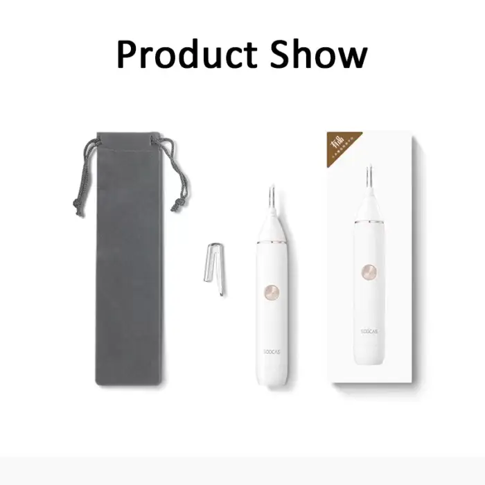 Xiaomi Mijia Soocas IPX5 Waterproof Nose Hair Trimmer Eyebrow Clipper Sharp Blade Cordless Nasal Cleaner Xiaomi Mijia Soocas IPX5 Waterproof Nose Hair Trimmer Eyebrow Clipper Sharp Blade Cordless Nasal Cleaner