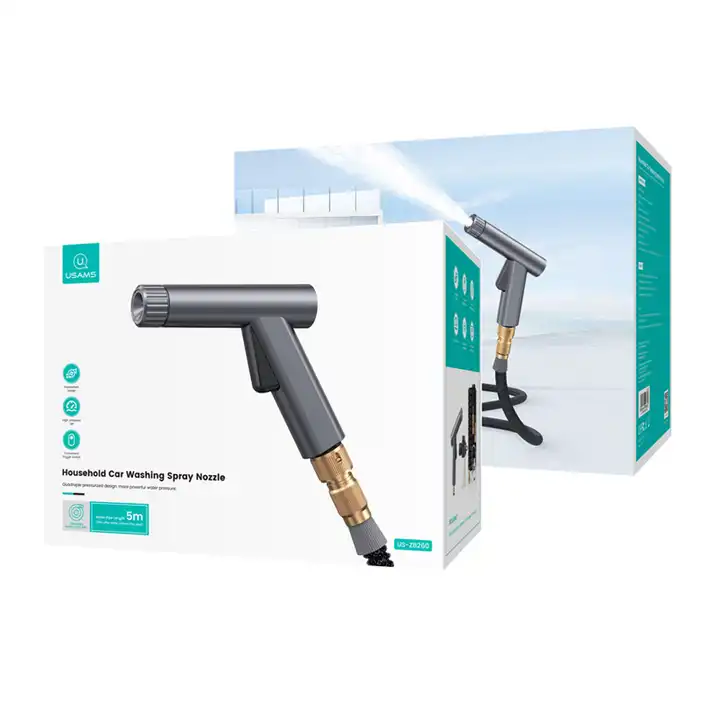USAMS US-ZB260 Multi-functional Spray Nozzle for Household and Car Washing USAMS US-ZB260 Multi-functional Spray Nozzle for Household and Car Washing