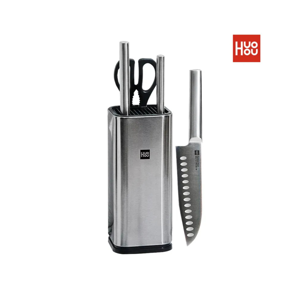 Huohou 5-in-1 Stainless Steel Kitchen Knife Set