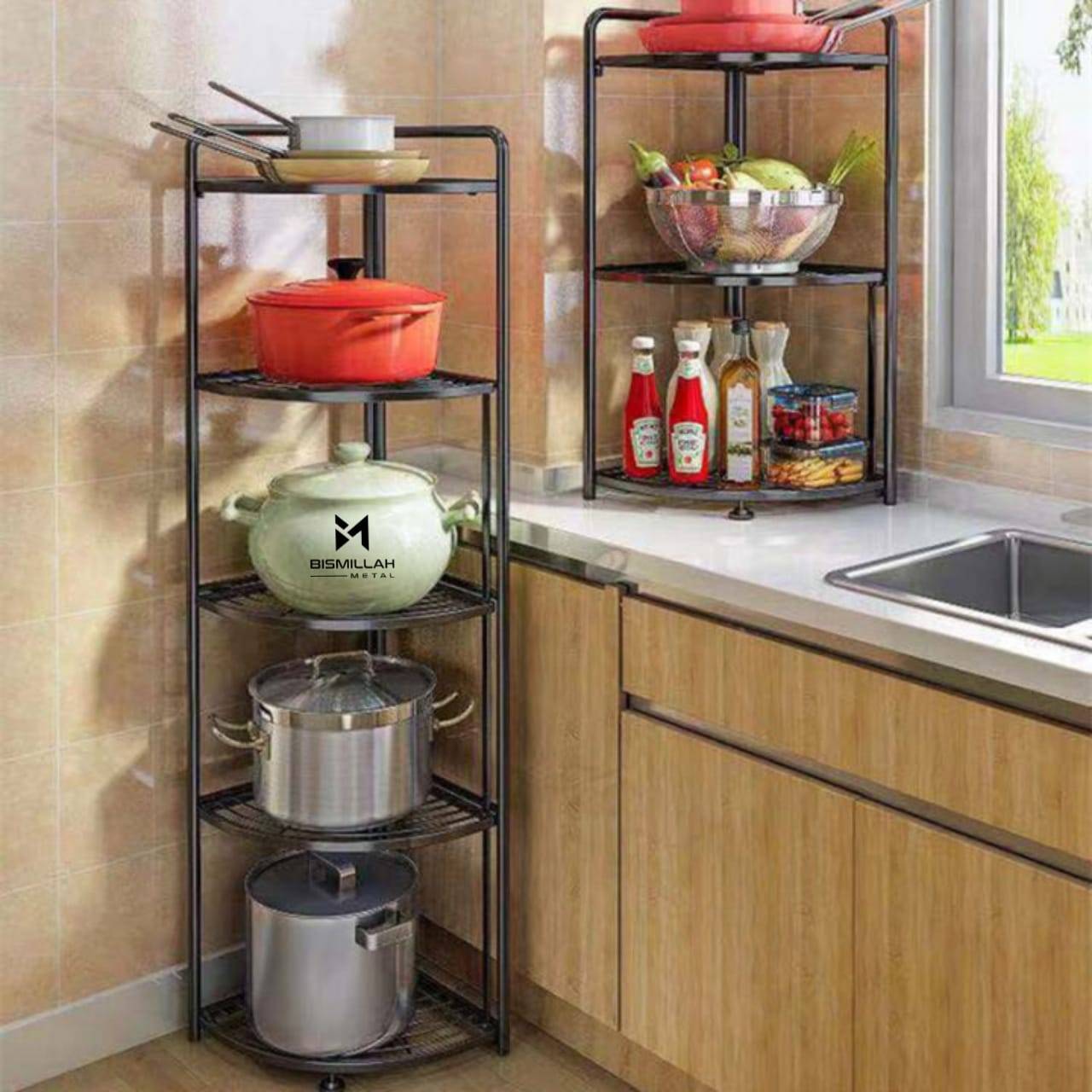 Kitchen Corner Shelves - BM146