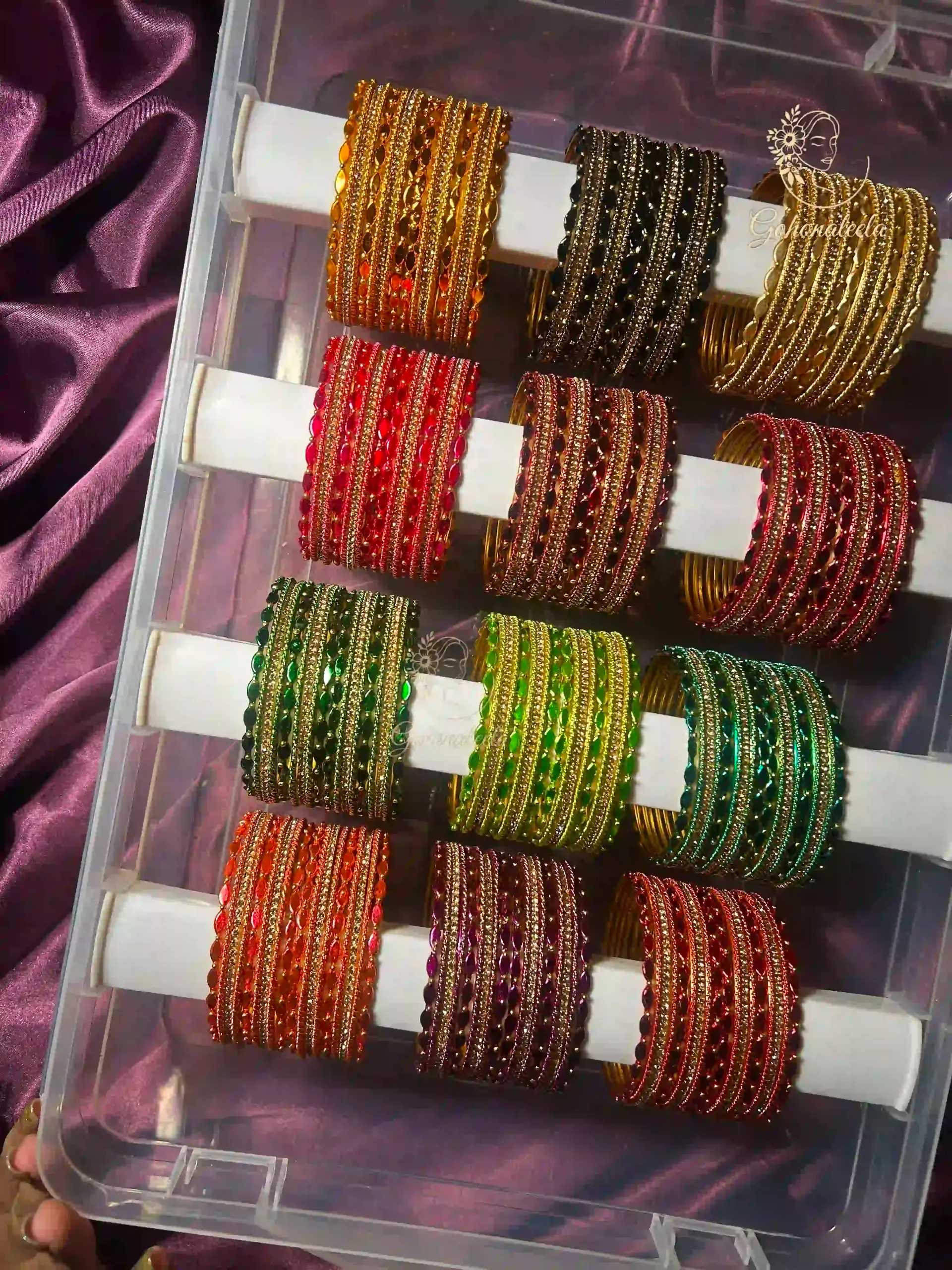Colourful Metal Bangles 1