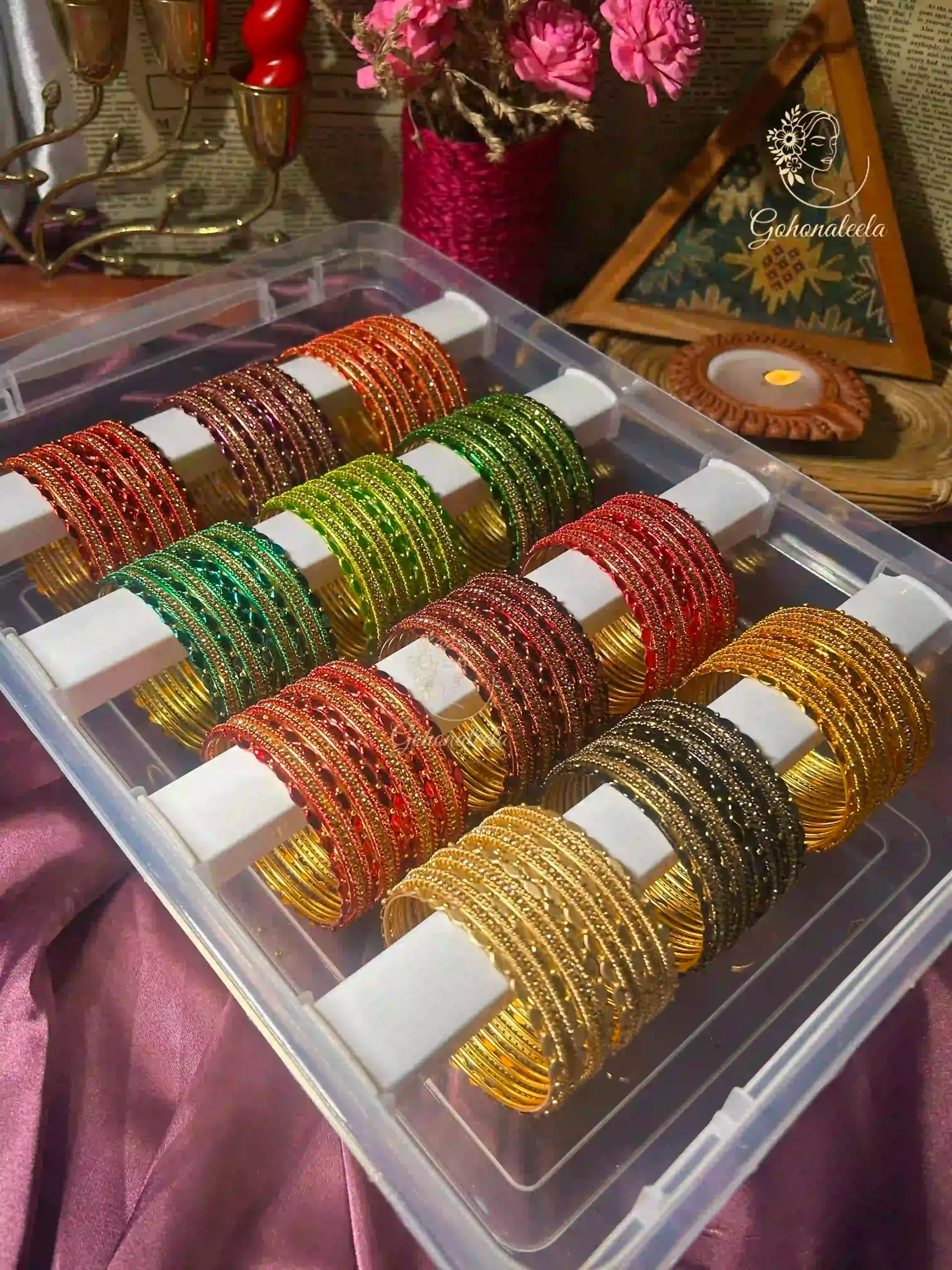 Colourful Metal Bangles 1