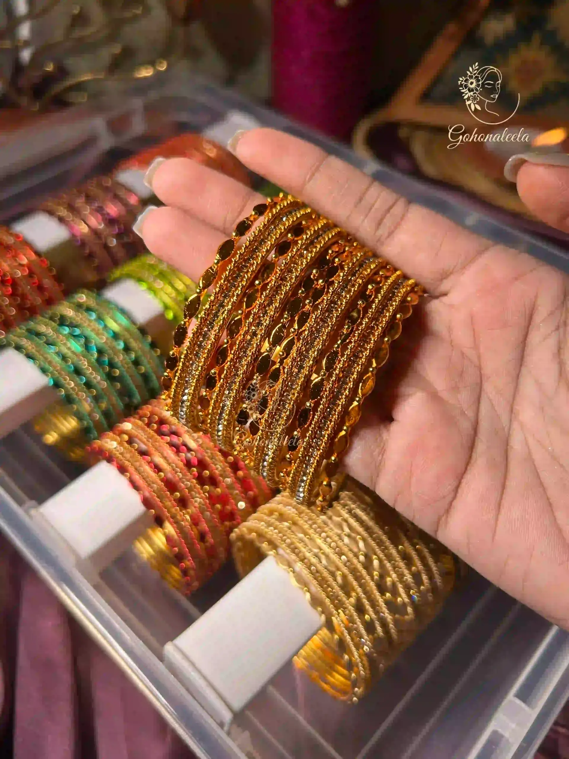 Colourful Metal Bangles 1