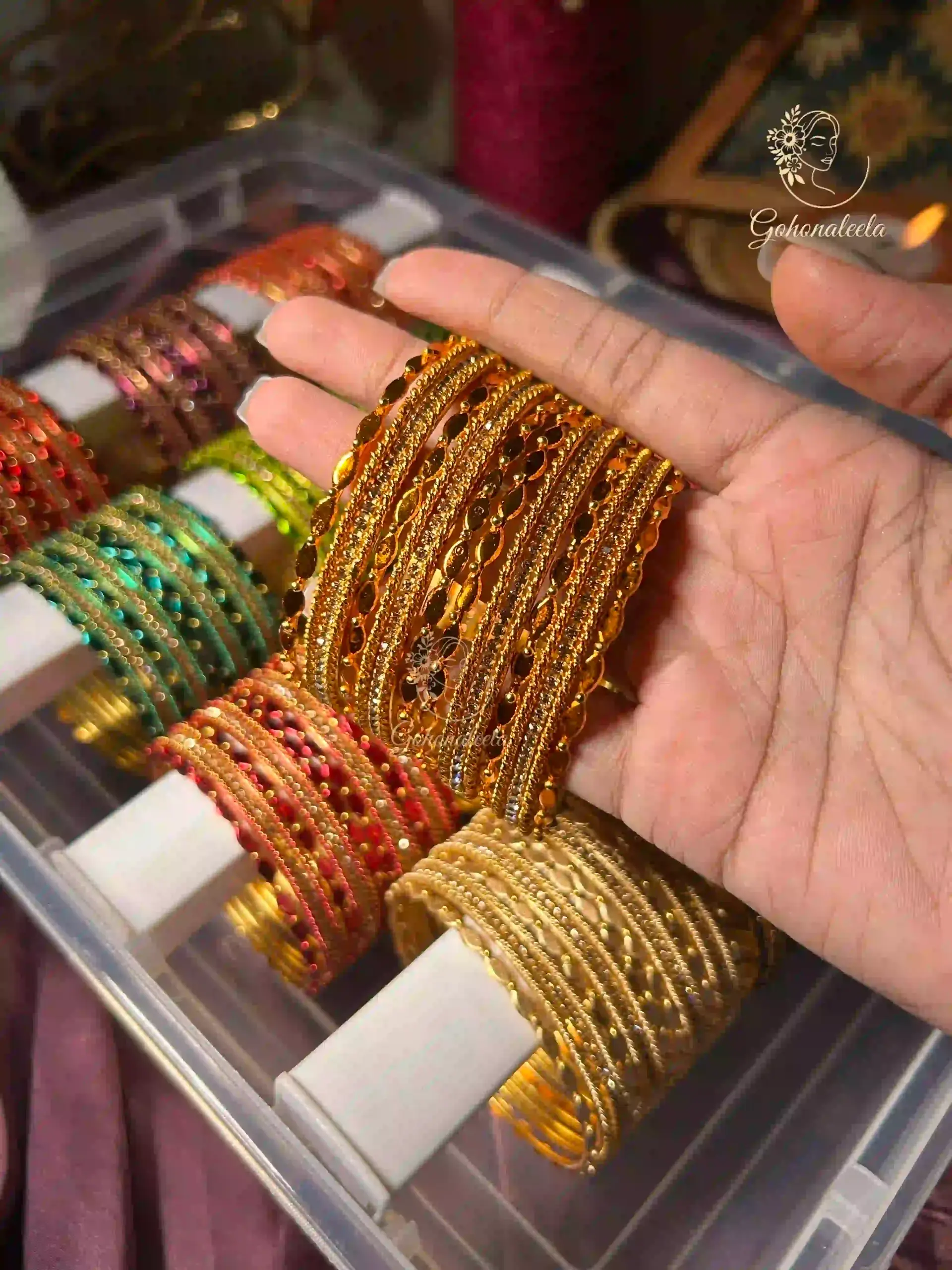 Colourful Metal Bangles 1