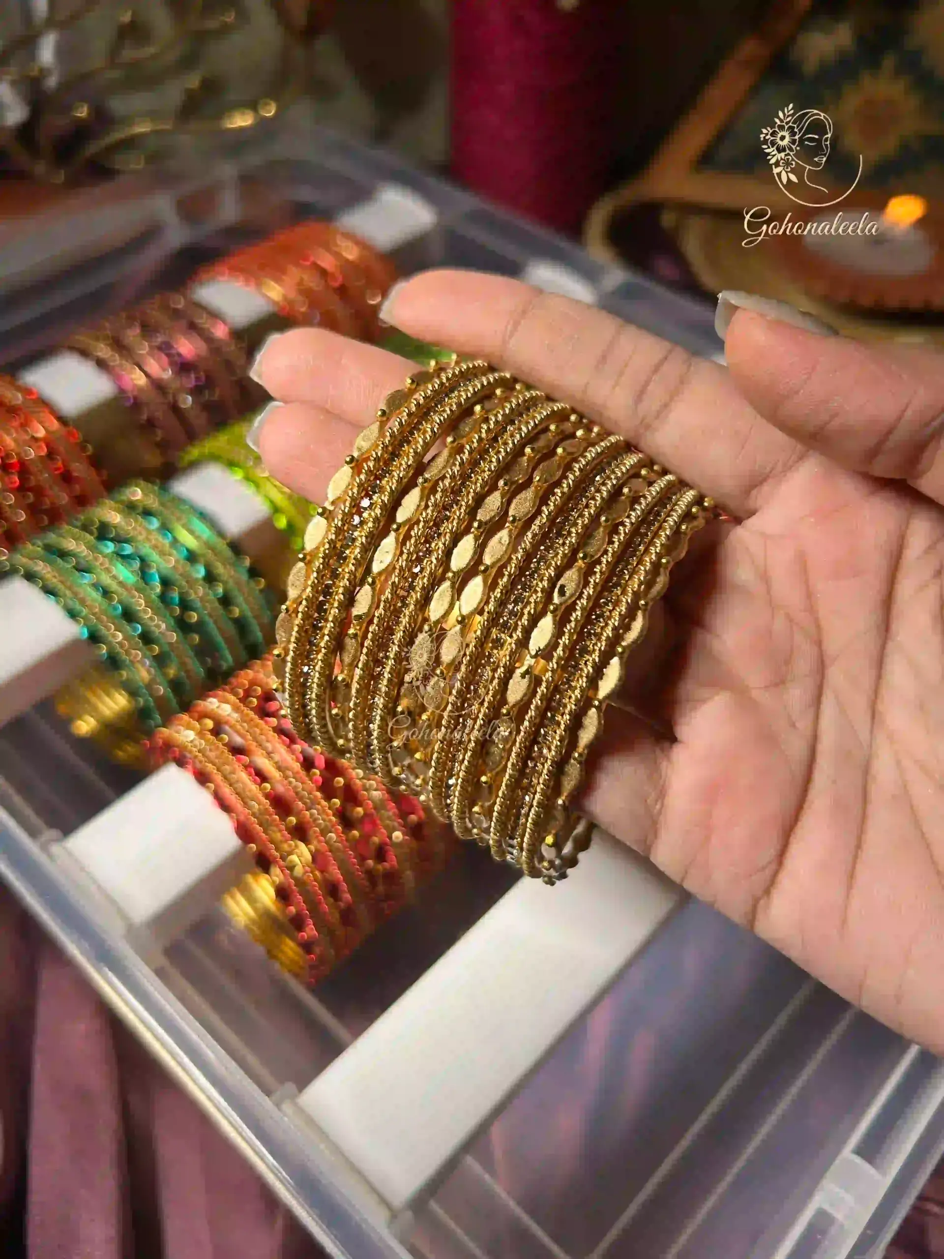 Colourful Metal Bangles 1