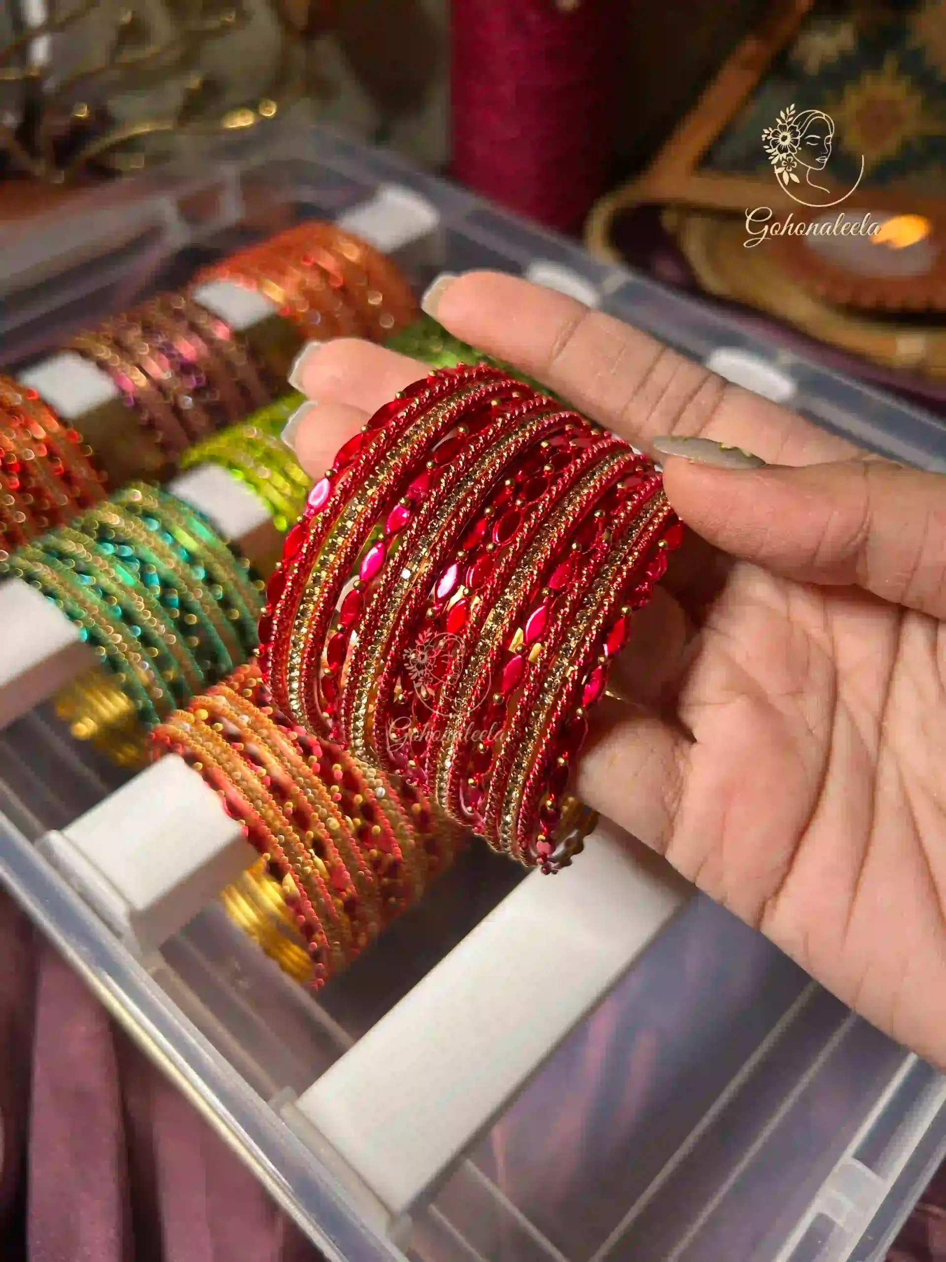 Colourful Metal Bangles 1