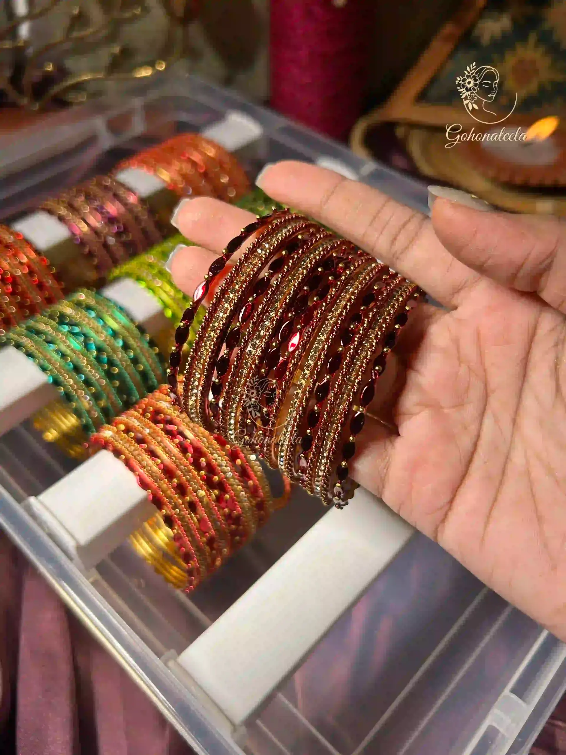 Colourful Metal Bangles 1