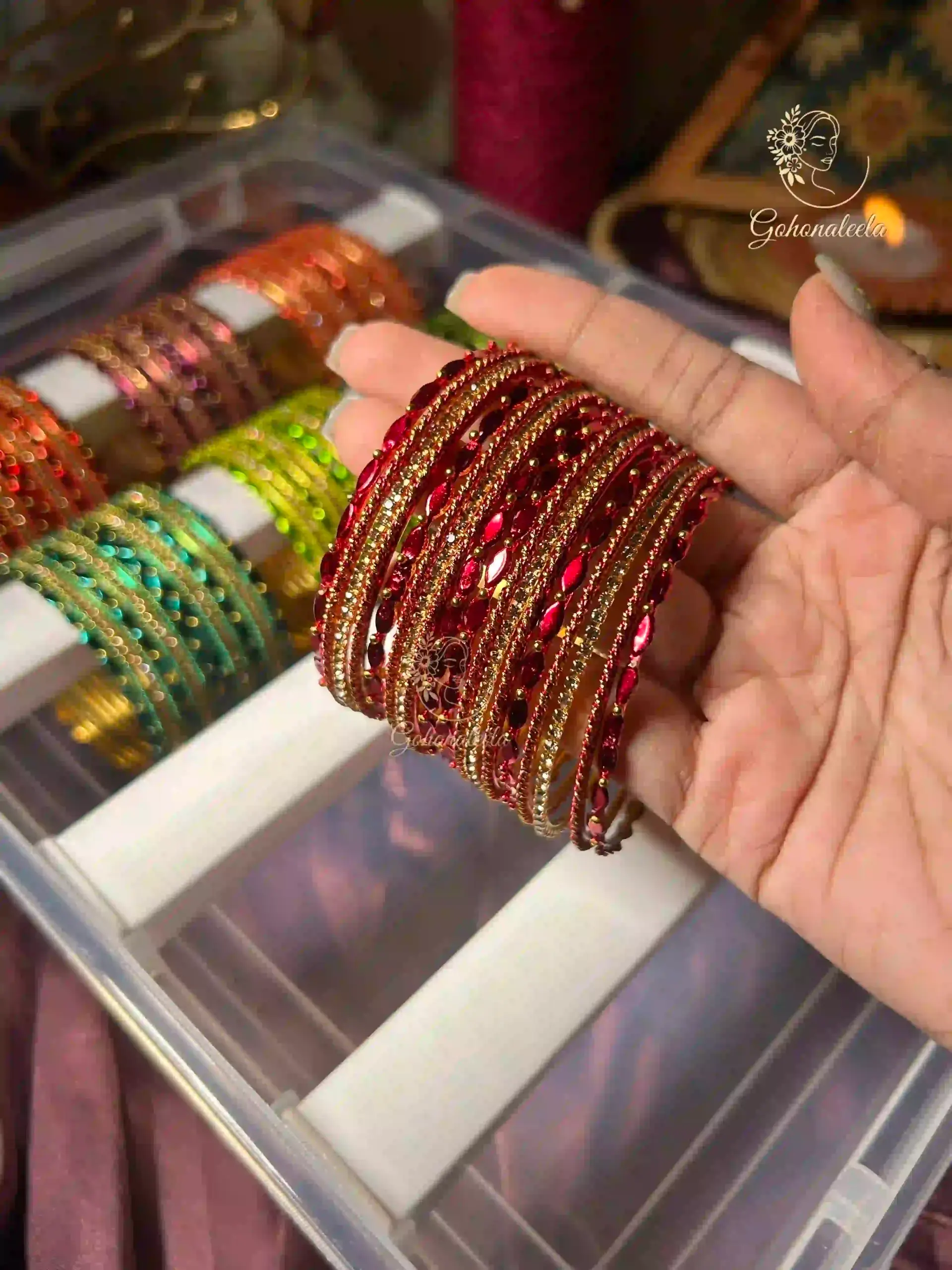 Colourful Metal Bangles 1