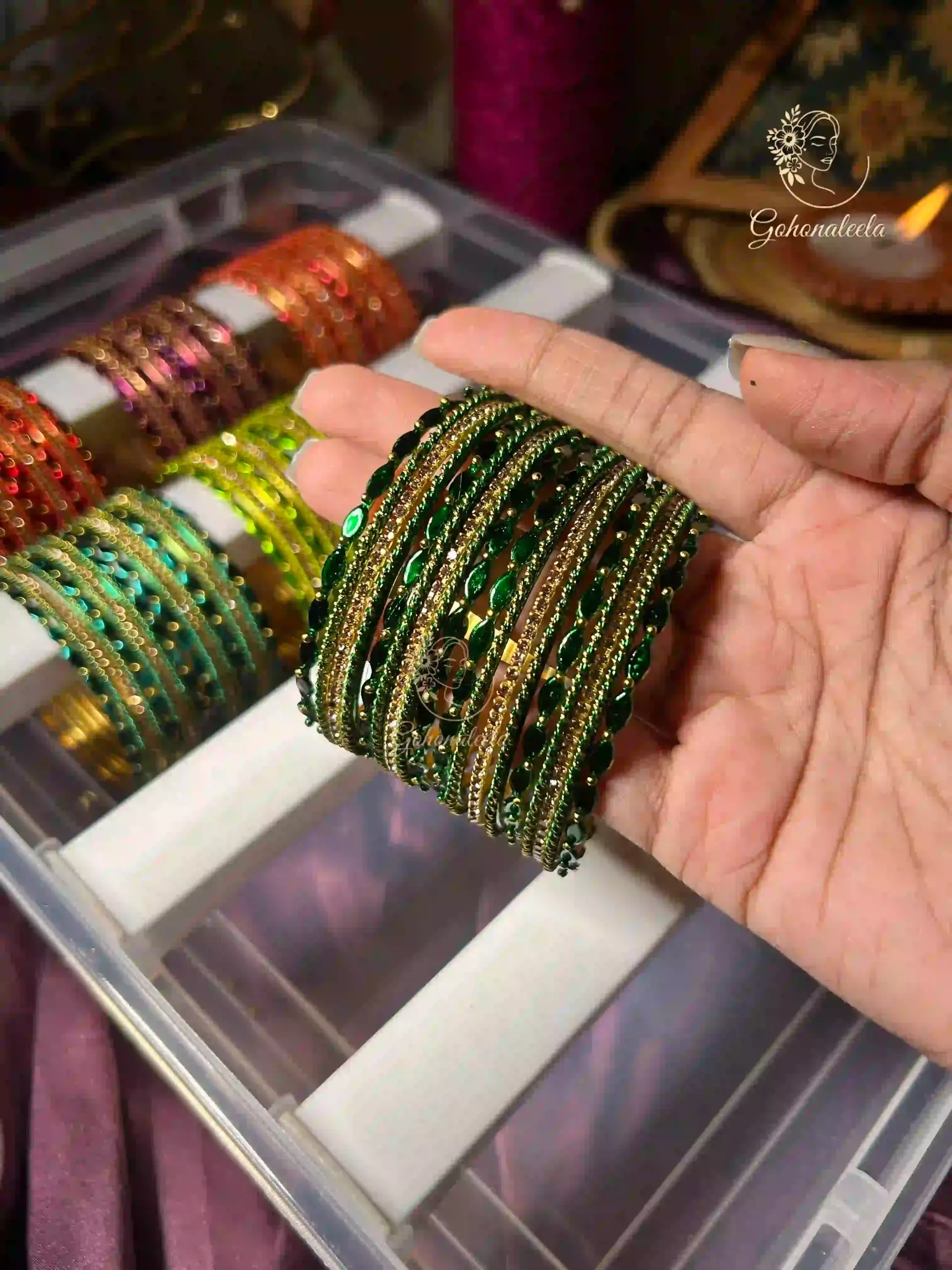 Colourful Metal Bangles 1