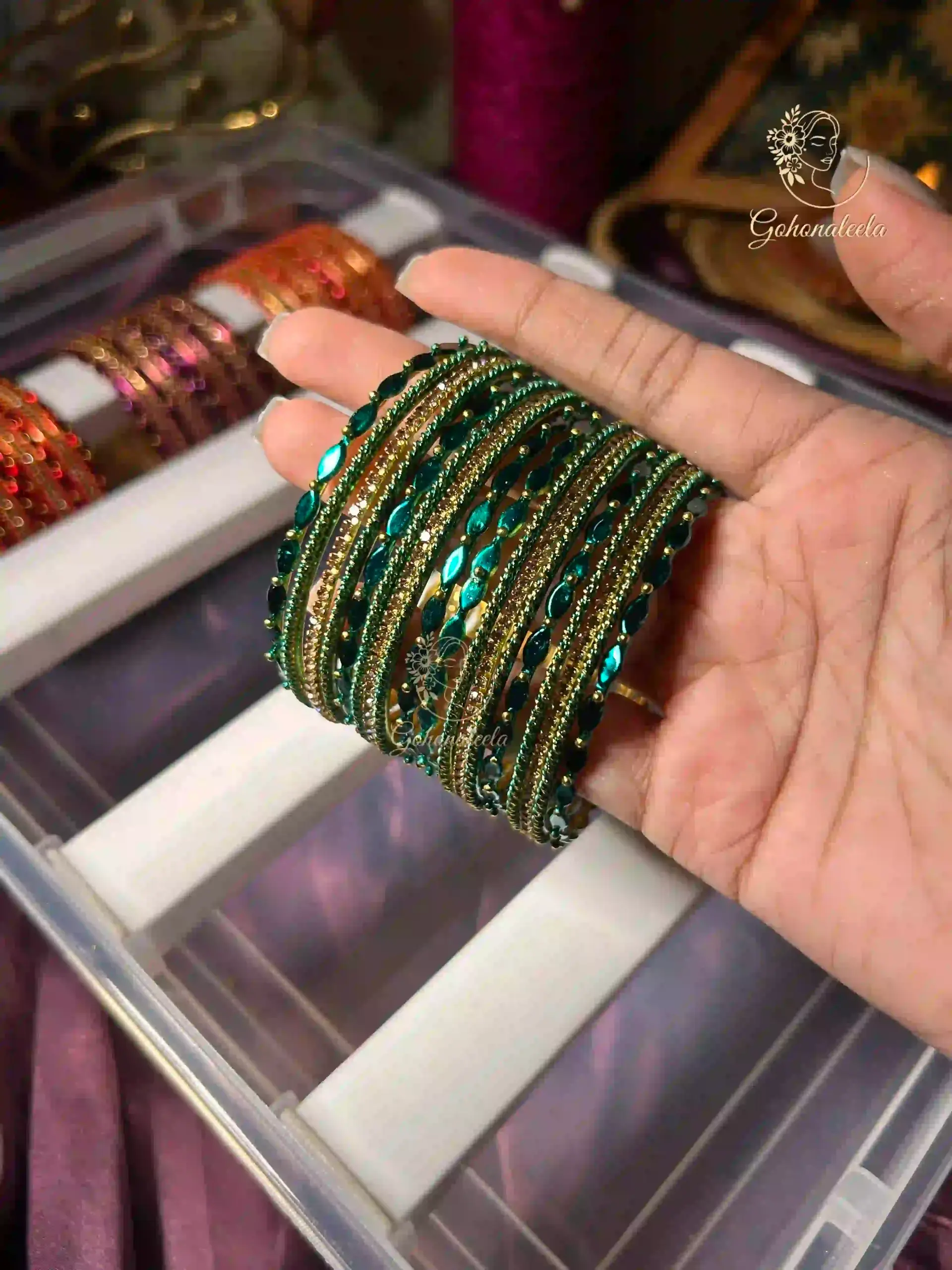 Colourful Metal Bangles 1
