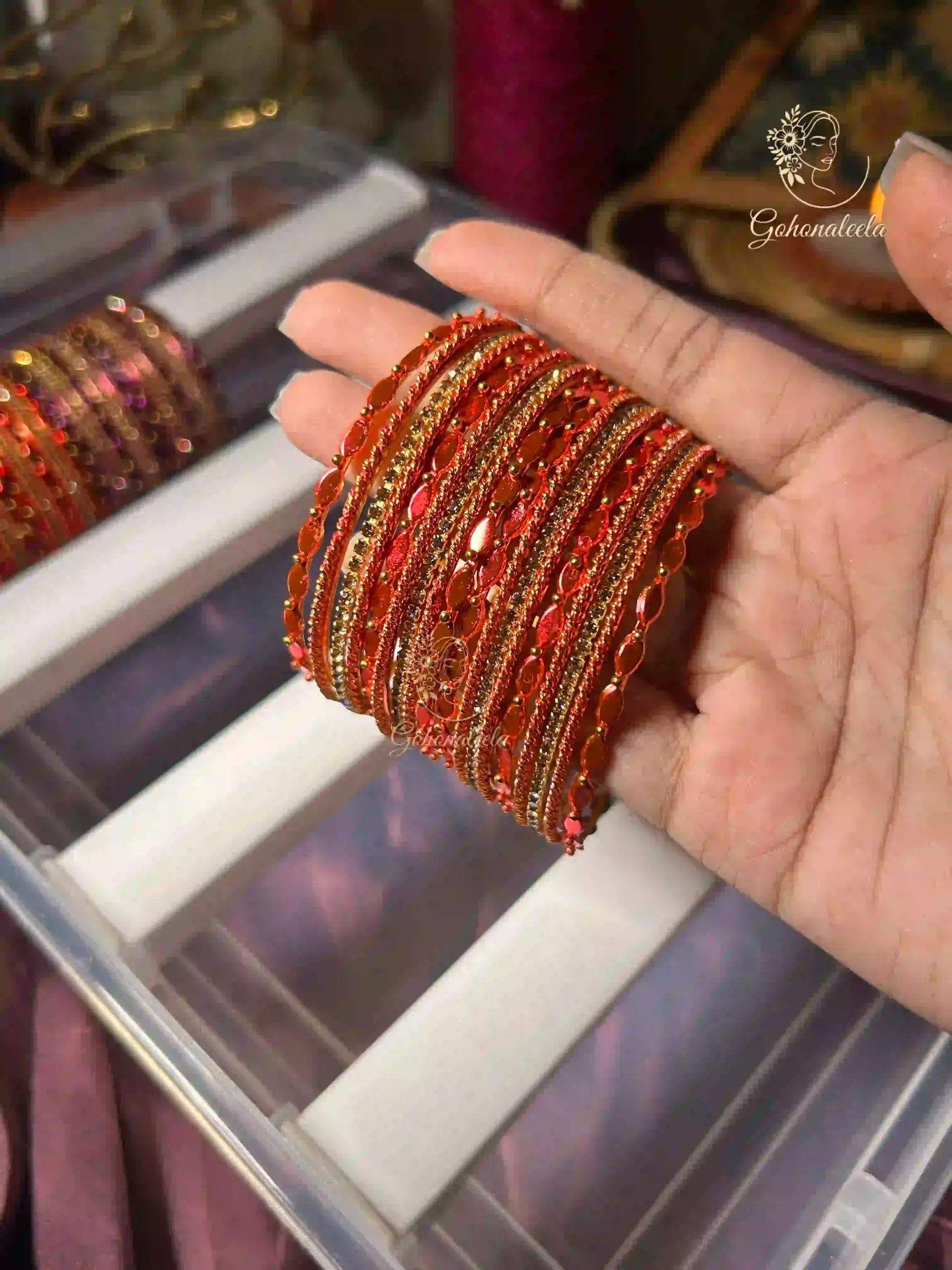 Colourful Metal Bangles 1