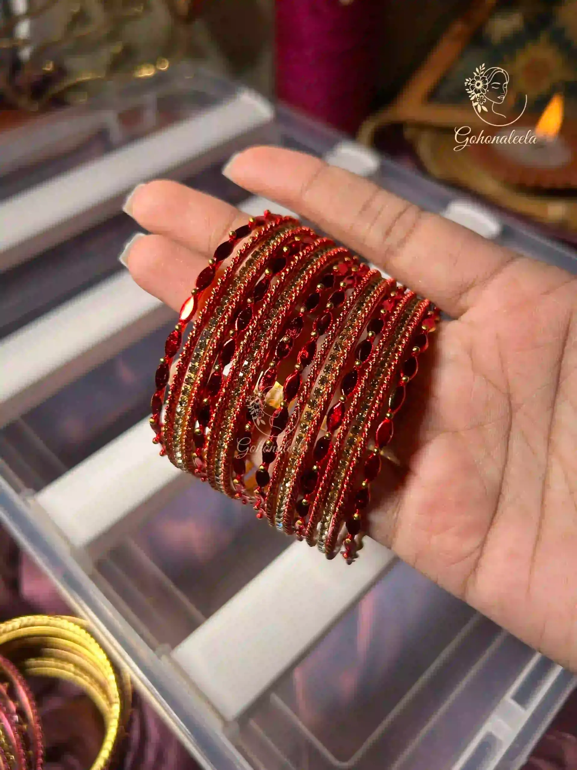Colourful Metal Bangles 1