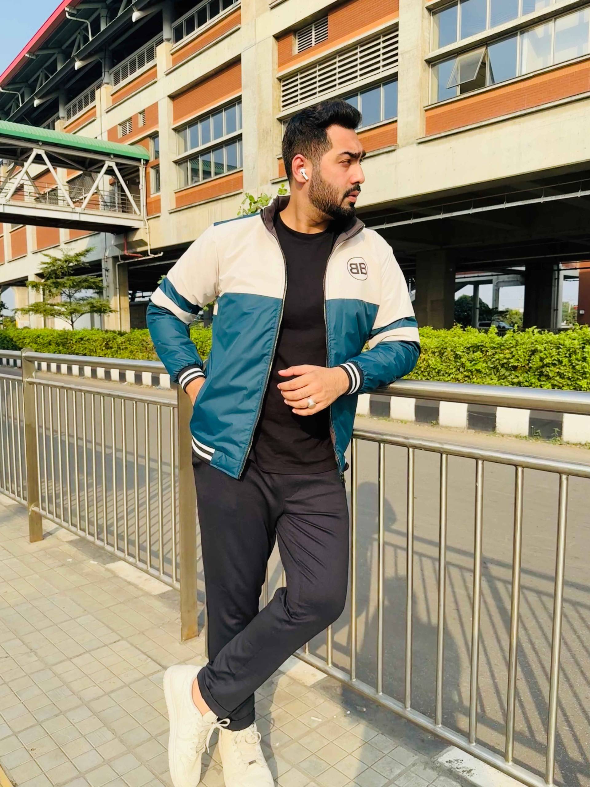 Stylish Casual Long Sleeve Padding Jacket For Men