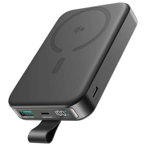 Joyroom JR-PBM11 10000mAh QI2 22.5W Magnetic Wireless Power Bank with Foldable Holder