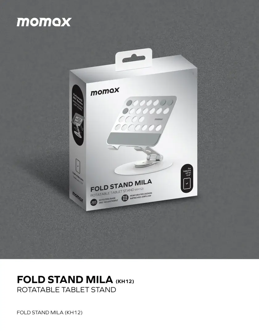 Momax KH12 Fold Stand Mila Rotatable Tablet Stand