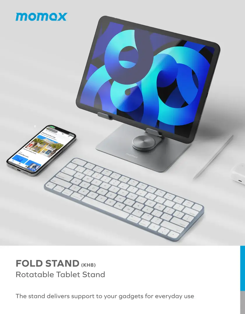 Momax KH8 Fold Stand Swivel Tablet Holder