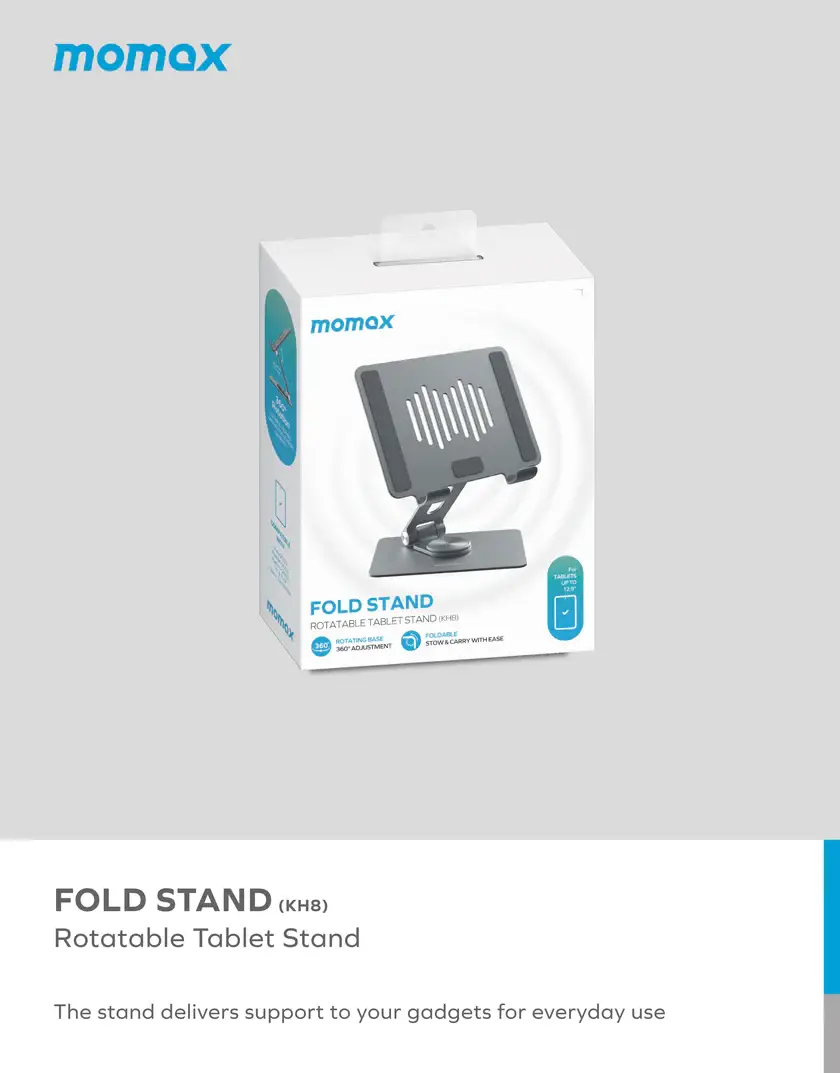 Momax KH8 Fold Stand Swivel Tablet Holder