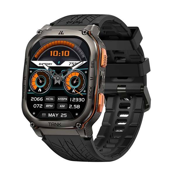 KOSPET Tank M3 Rugged Smartwatch Black & Silver