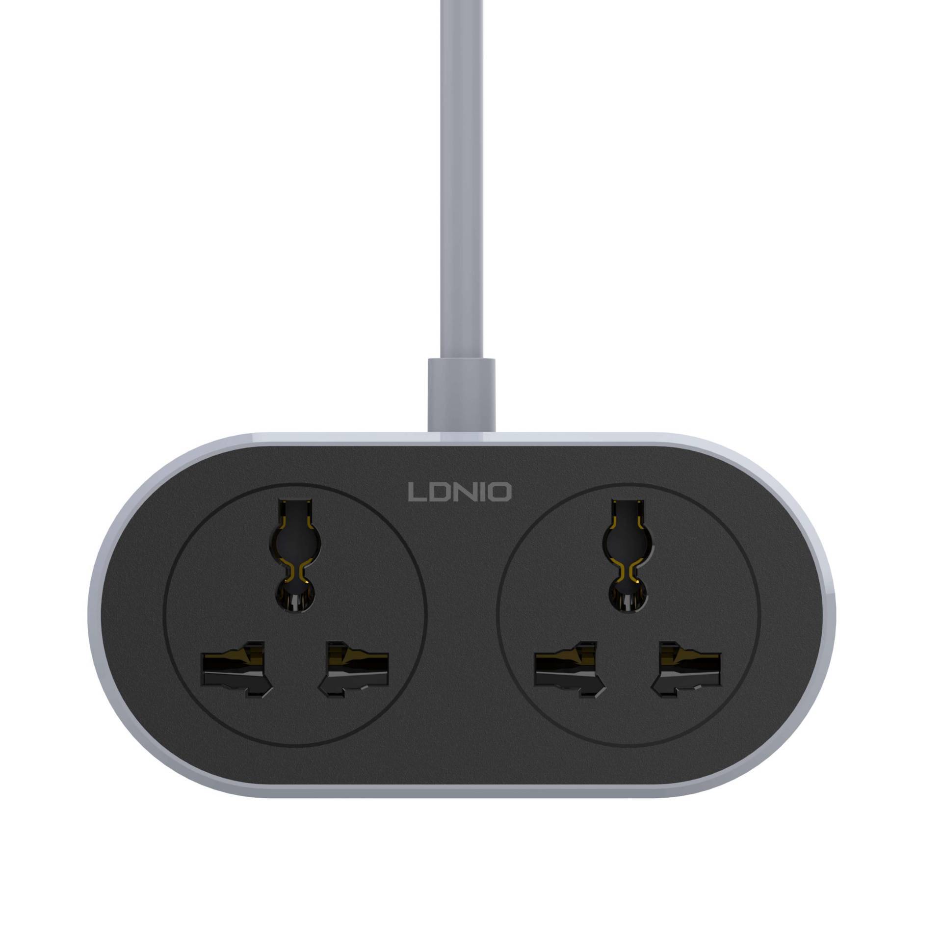 LDNIO 2500W Power Strip Extension Cord Universal Power Socket Outlet Indoor and Outdoor 10M EU