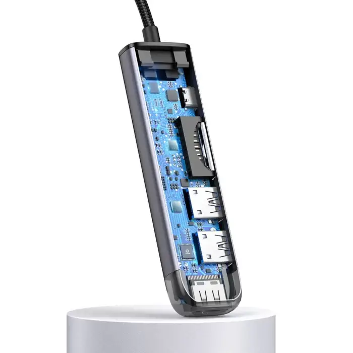 Mcdodo 6 in 1 Multifunctional USB-C Hub Docking Station Adapter Mcdodo 6 in 1 Multifunctional USB-C Hub Docking Station Adapter