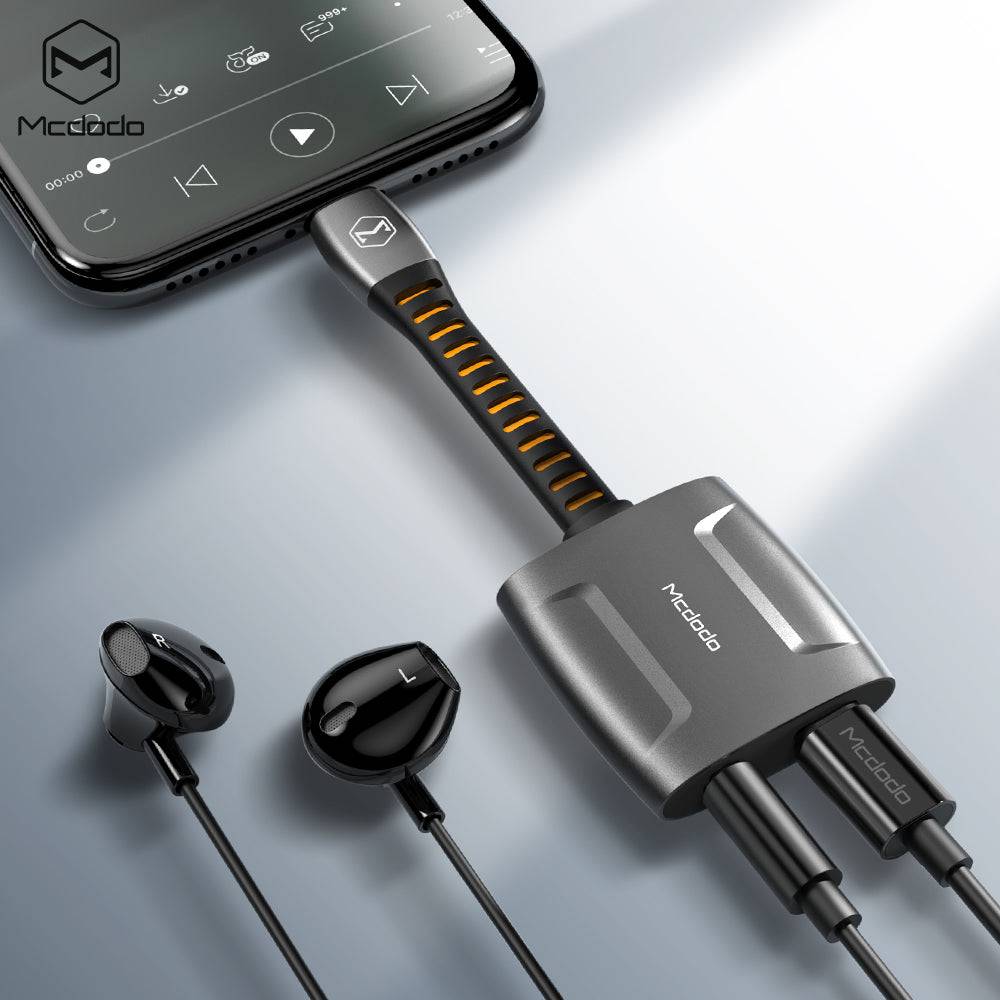 Mcdodo CA-6340 Lightning to Lightning & 3.5mm AUX Audio Adapter Cable
