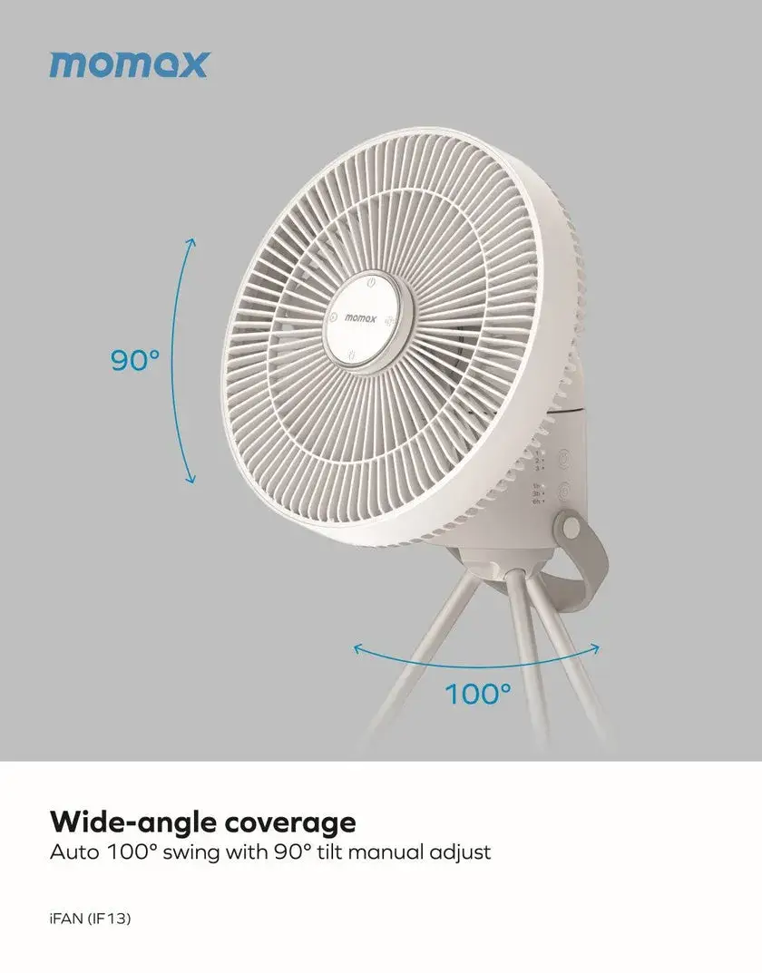 Momax iFAN Multi-Portable Fan 7inch(IF13)