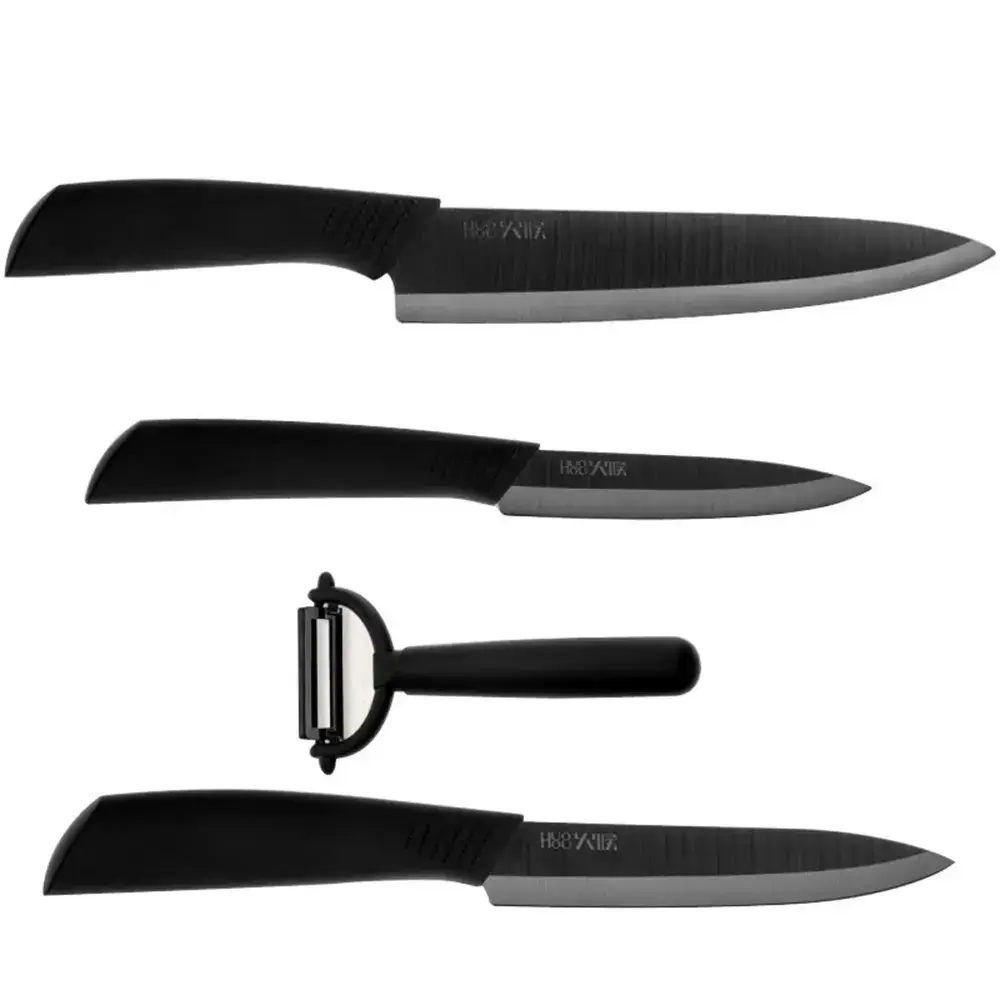 Xiaomi HUOHOU Nano-Ceramic 4Pcs Knife Set with Cover Xiaomi HUOHOU Nano-Ceramic 4Pcs Knife Set with Cover
