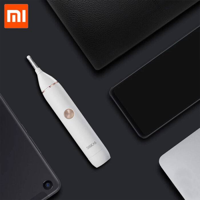 Xiaomi Mijia Soocas IPX5 Waterproof Nose Hair Trimmer Eyebrow Clipper Sharp Blade Cordless Nasal Cleaner Xiaomi Mijia Soocas IPX5 Waterproof Nose Hair Trimmer Eyebrow Clipper Sharp Blade Cordless Nasal Cleaner